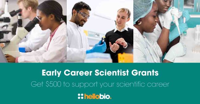 Apply for an Early Career Scientist Grant - it's quick and easy!