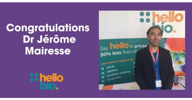 Congratulations to Dr Jérôme Mairesse