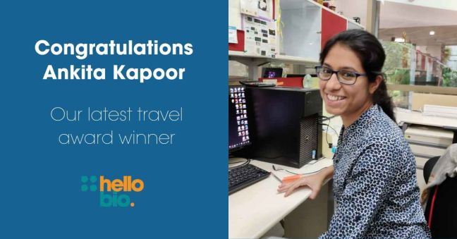 Meet our Latest Travel Award Winner Ankita Kapoor