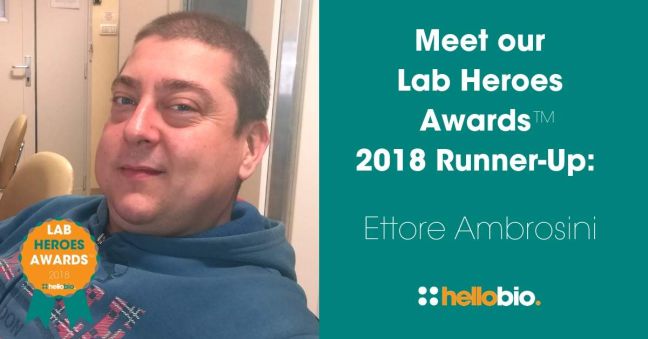 Meet Our Lab Heroes AwardsTM 2018 Runner-Up: Ettore Ambrosini