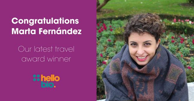 Travel Award Winner Marta Fernández
