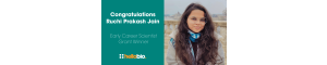 PhD student Ruchi Prakash Jain, latest winner of the Hello Bio Early Career Scientist Grant
