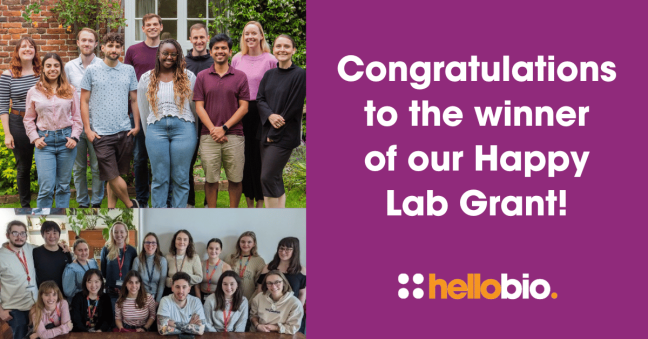 Congratulations to our 'Happy Lab' Grant Winner!