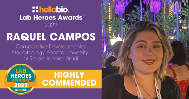 Meet Our Lab Heroes Awards™ 2022 Highly Commended Nominees: Raquel Campos