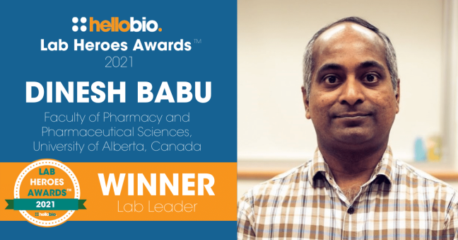 Meet Our Lab Heroes Awards™ 2021 Winners: Dinesh Babu