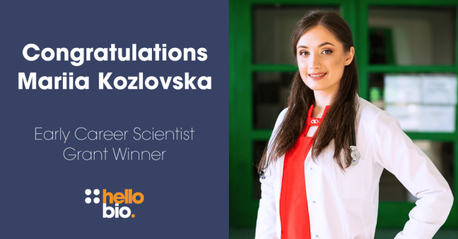 Meet our Early Career Scientist Grant Winner Mariia Kozlovska