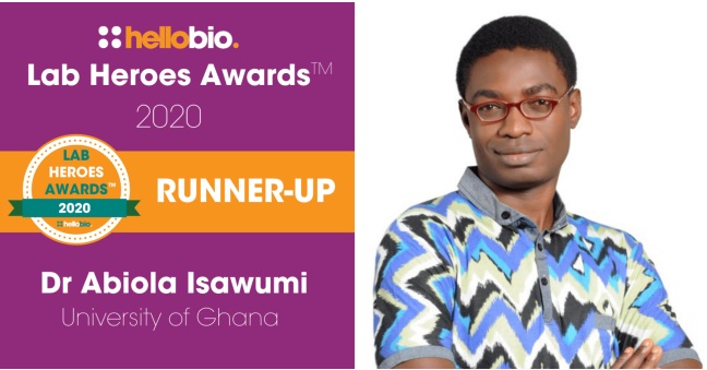 Meet Our Lab Heroes Awards™ 2020 Runner-Up: Dr. Abiola Isawumi