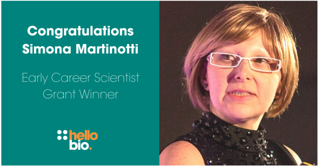 Meet our Early Career Scientist Grant Winner Simona Martinotti