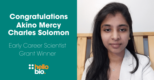 Meet our Early Career Scientist Grant Winner Akino Mercy Charles Solomon