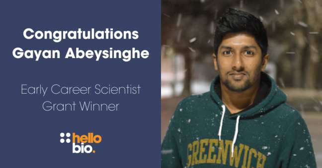 Meet our Early Career Scientist Grant Winner Gayan Abeysinghe