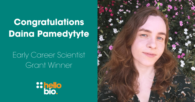 Meet our Early Career Scientist Grant Winner Daina Pamedytytė