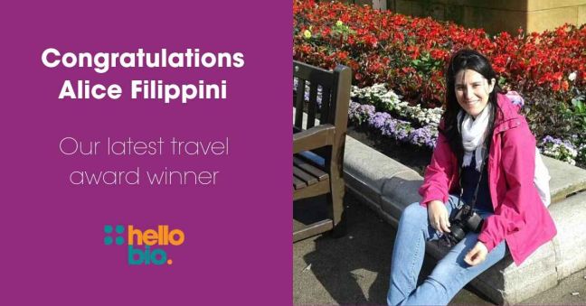 Meet our Latest Travel Award Winner Alice Filippini