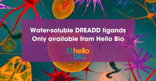 Water soluble DREADD ligands: only available from Hello Bio