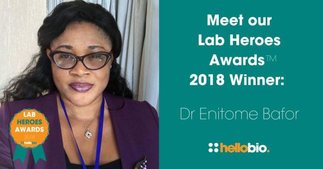 Meet Our Lab Heroes Awards 2018 Winner: Dr Enitome Bafor