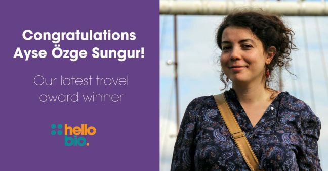 Travel Award Winner Ayse Özge Sungur