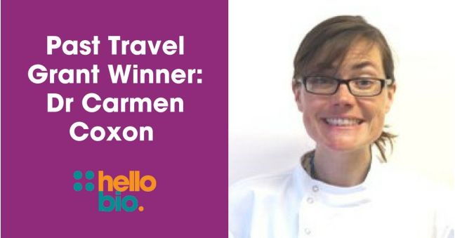 Travel award winner: Carmen Coxon