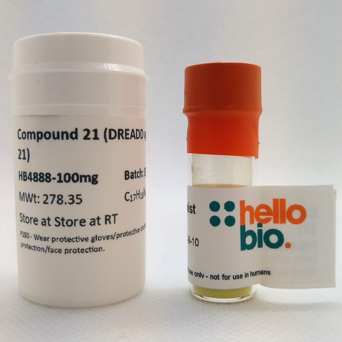 DREADD agonist 21 (Compound 21) product vial image | Hello Bio